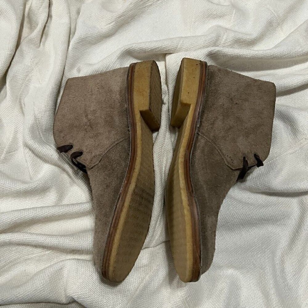 Gucci Moreau Embroidered Suede Chukka Boots Men's 7.5 NEW - Picture 4 of 11